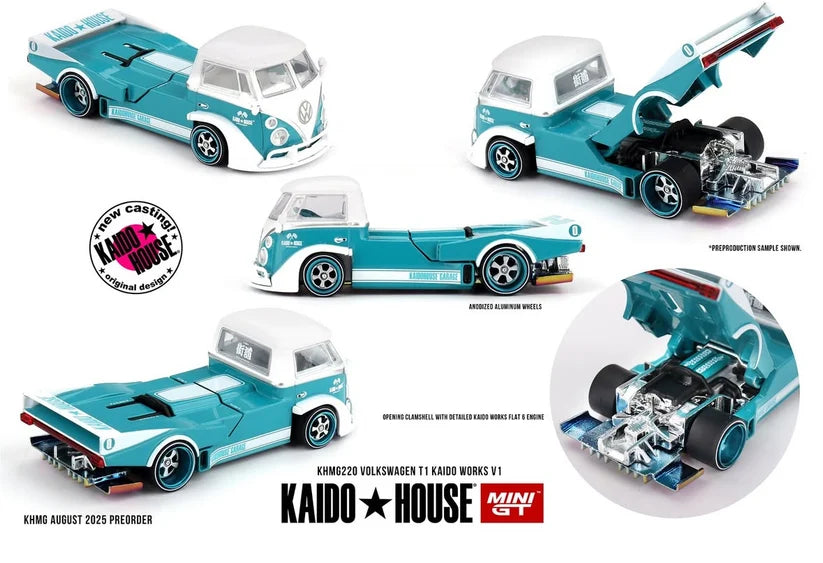 Kaido House x Mini GT 1:64 VOLKSWAGEN T1 KAIDO WORKS V1 - KHMG220