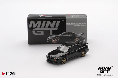 Nissan Skyline GT-R (R34) V.Spec Black Pearl W/ TE37 Wheel (Philippines Exclusive)
