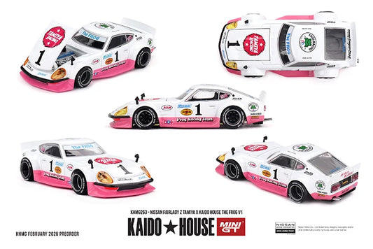 Kaido House x Mini GT 1:64 Nissan Fairlady Z Tamiya x Kaido House The Frog V1 - KHMG263