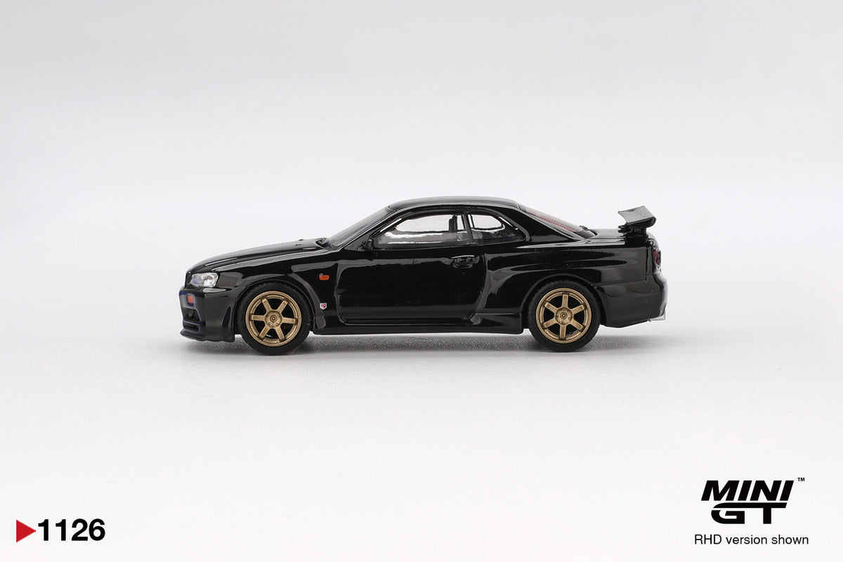 Nissan Skyline GT-R (R34) V.Spec Black Pearl W/ TE37 Wheel (Philippines Exclusive)