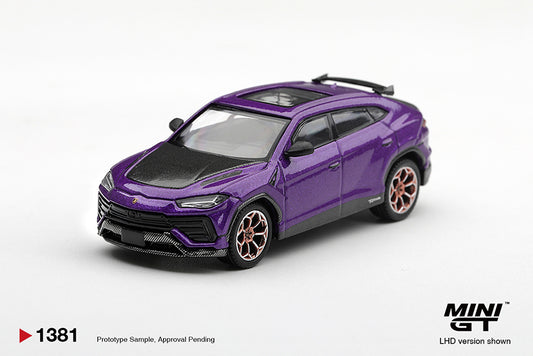 [Pre Order] Mini GT 1:64 Lamborghini Urus Performante Viola Pasifae - MGT01381