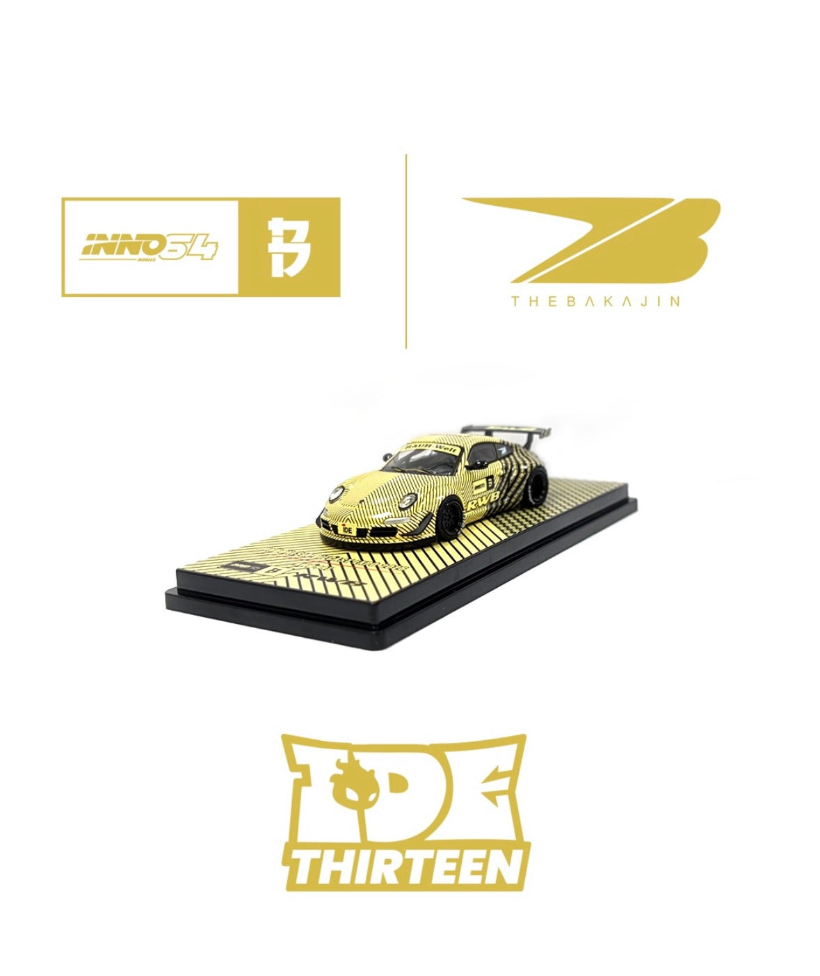 INNO64 x Black Crow Customs x The Bakajin Batik RWB 997 / Chance of Chase / 2026 Indonesia Diecast Expo (IDE)