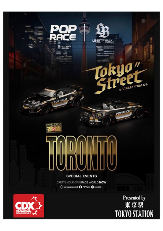 (Pre Order) Pop Race R35 GT-R LBWK Final Edition Convertible (Toronto)