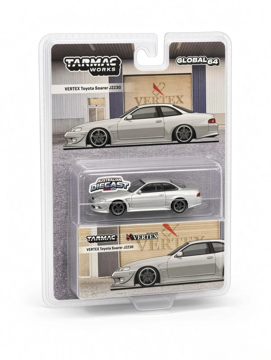 Australian Diecast Expo Exclusive – Tarmac Works Vertex Toyota Soarer JZZ30 1:64
