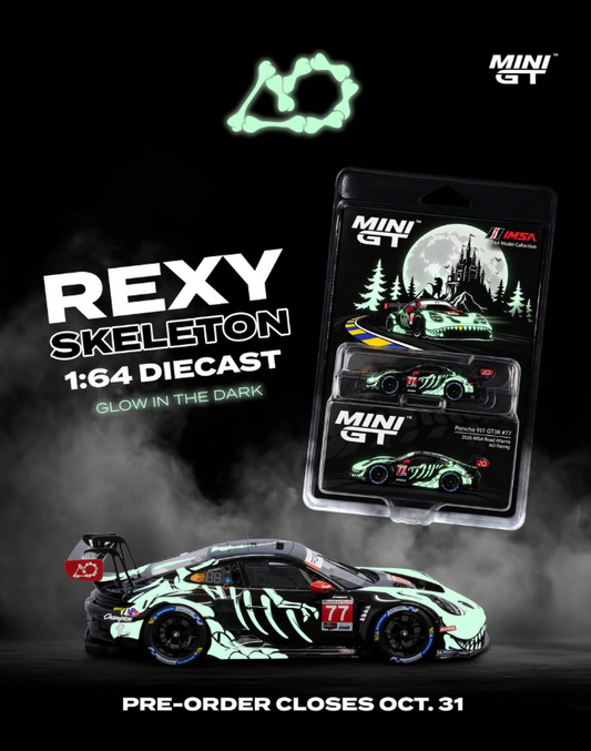 [Pre Order] Mini GT Rexy Skeleton AO Racing Exclusive