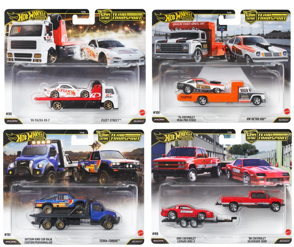 (Pre Order) Hot Wheels 1:64 Team Transport 2027 N Case Assortment