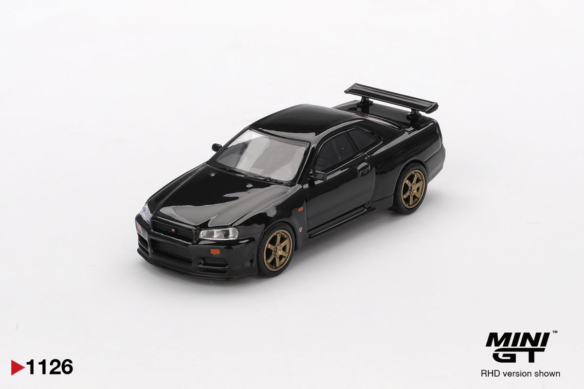 Nissan Skyline GT-R (R34) V.Spec Black Pearl W/ TE37 Wheel (Philippines Exclusive)